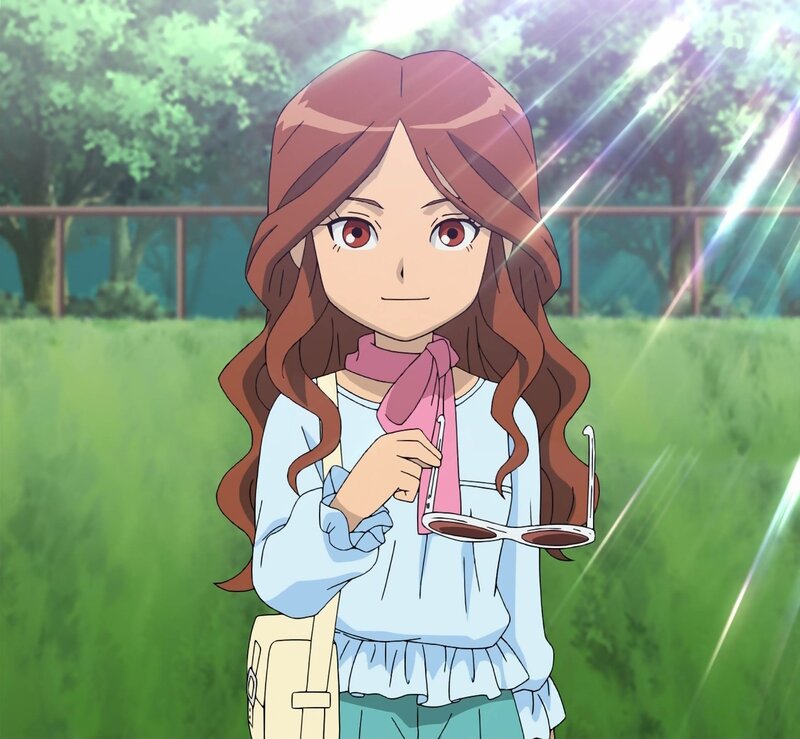 anime girl with sunglasses