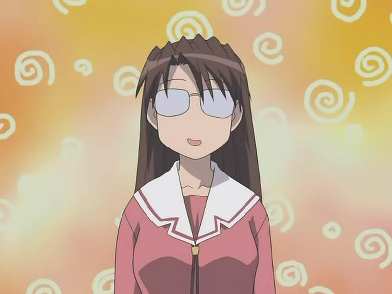 anime girl with sunglasses