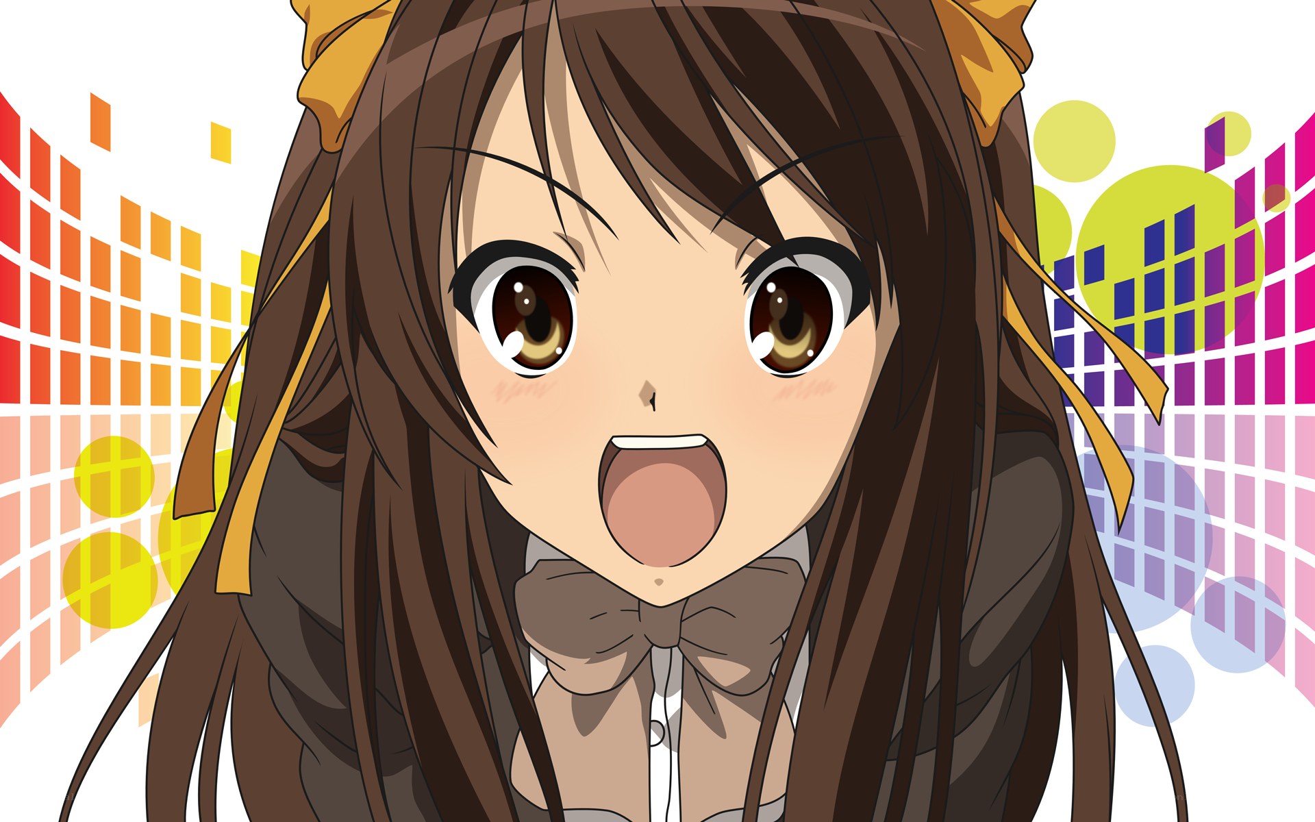 anime girl with surprised expression