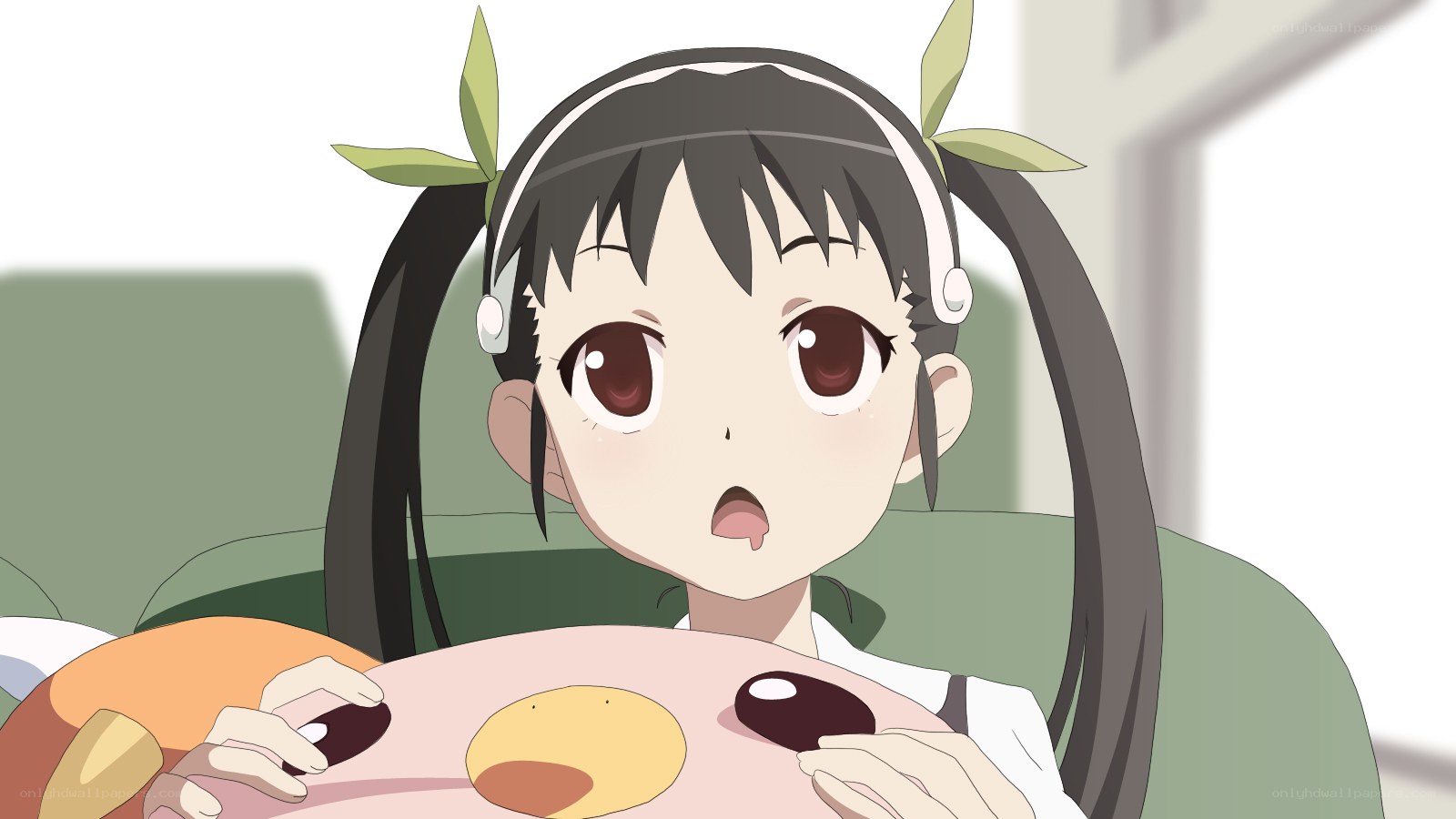 anime girl with surprised expression