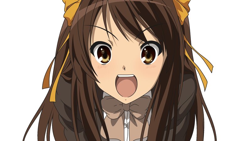 anime girl with surprised expression