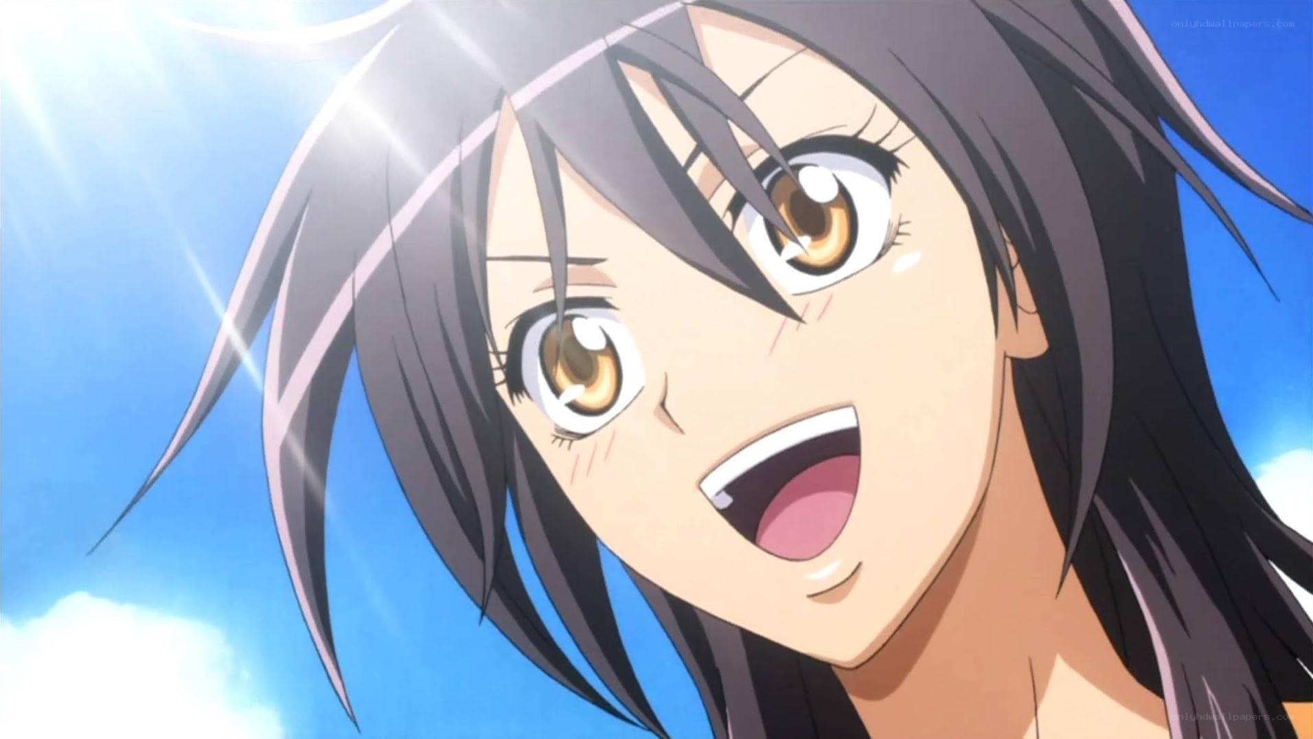 anime girl with surprised expression