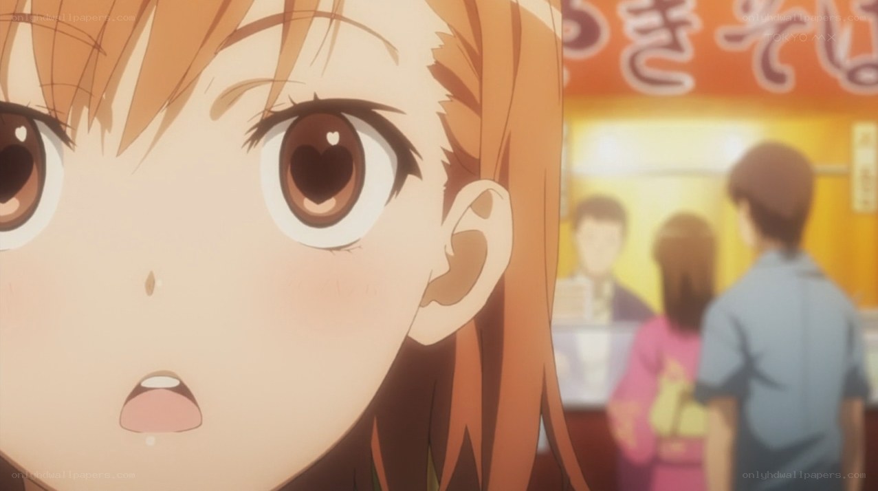 anime girl with surprised expression