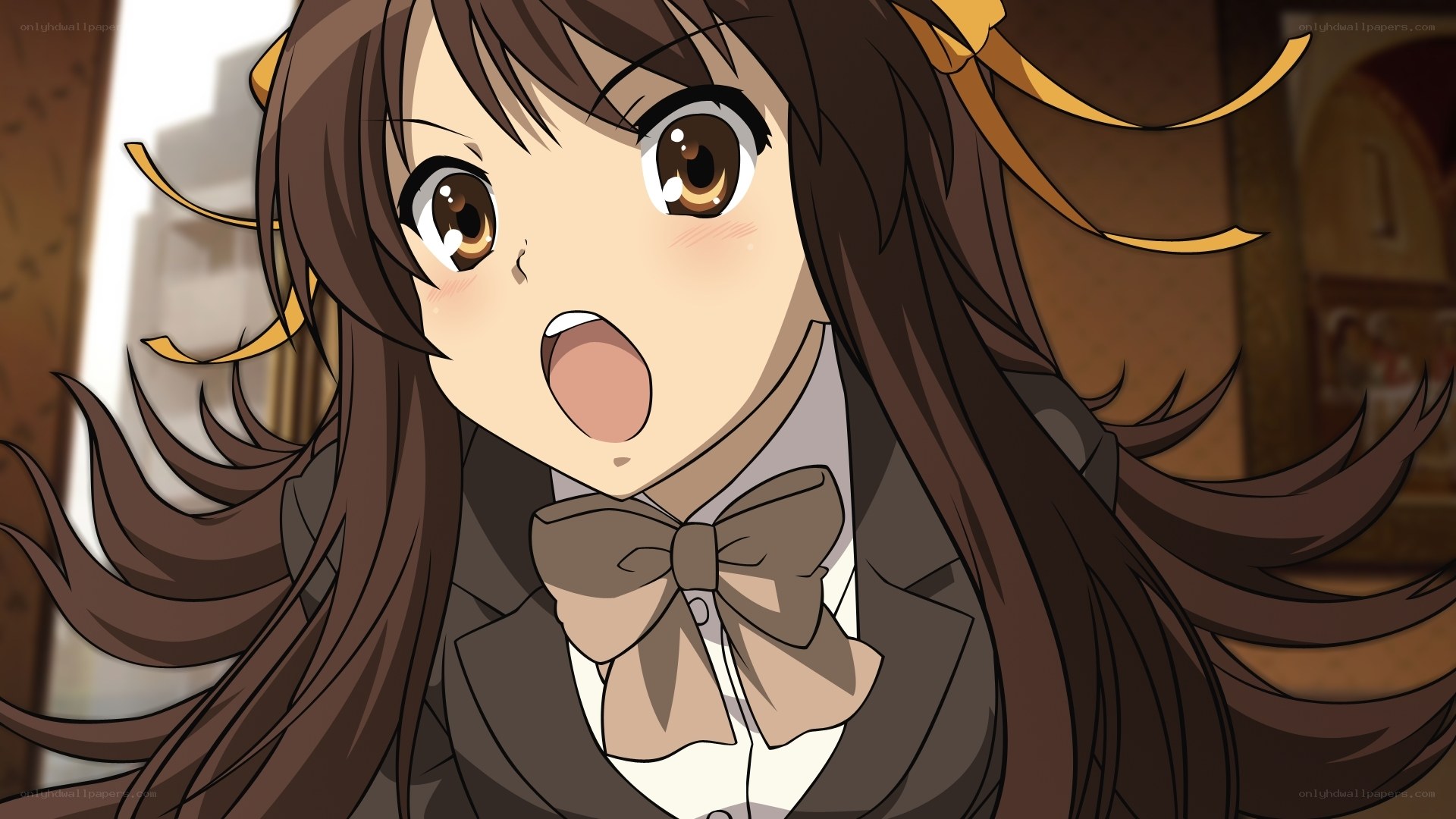 anime girl with surprised expression