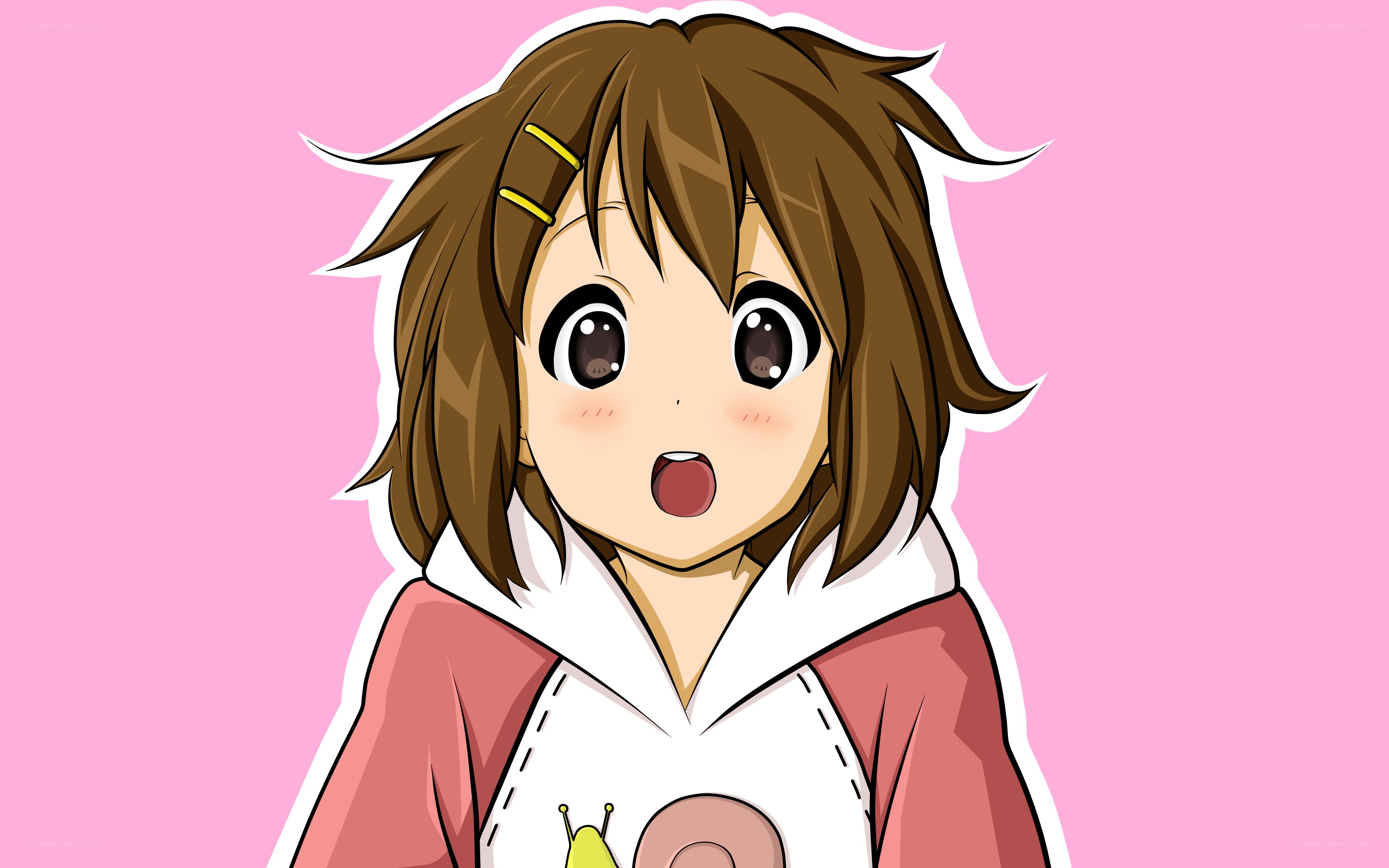 anime girl with surprised expression