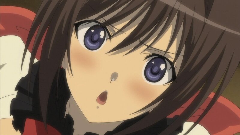 anime girl with surprised expression