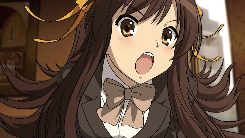 anime girl with surprised expression