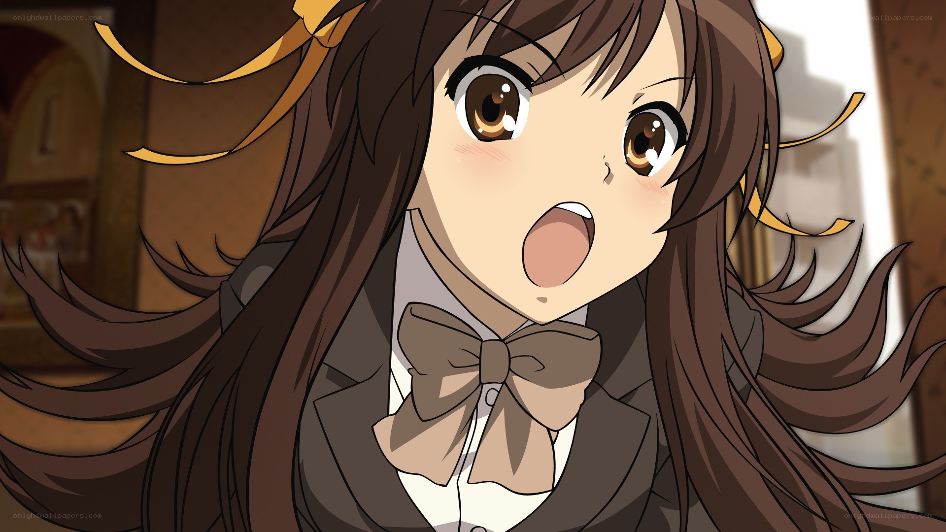 anime girl with surprised expression
