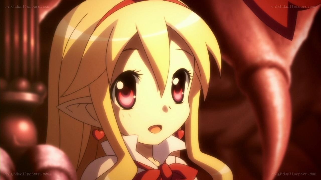 anime girl with surprised expression