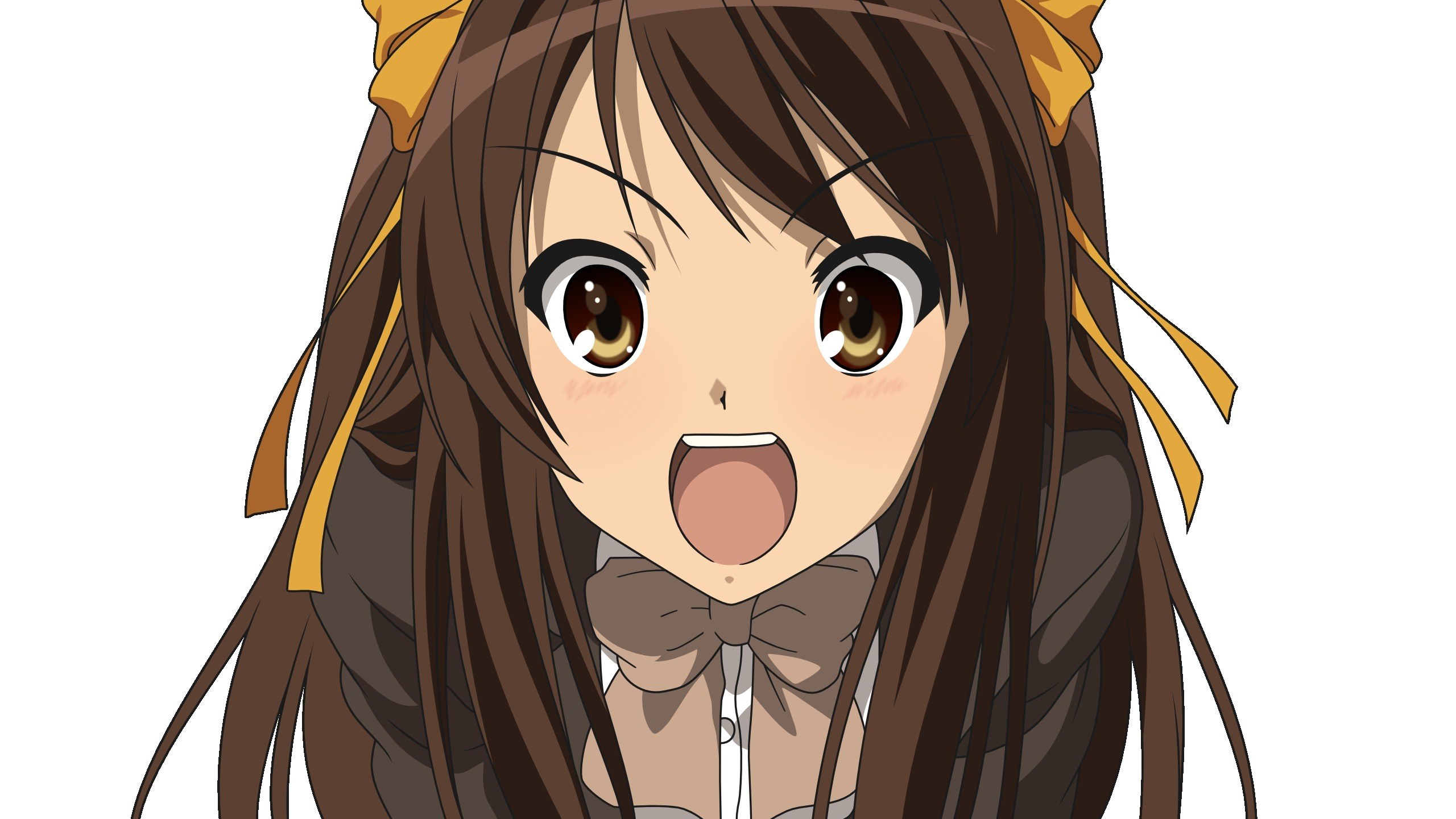 anime girl with surprised expression