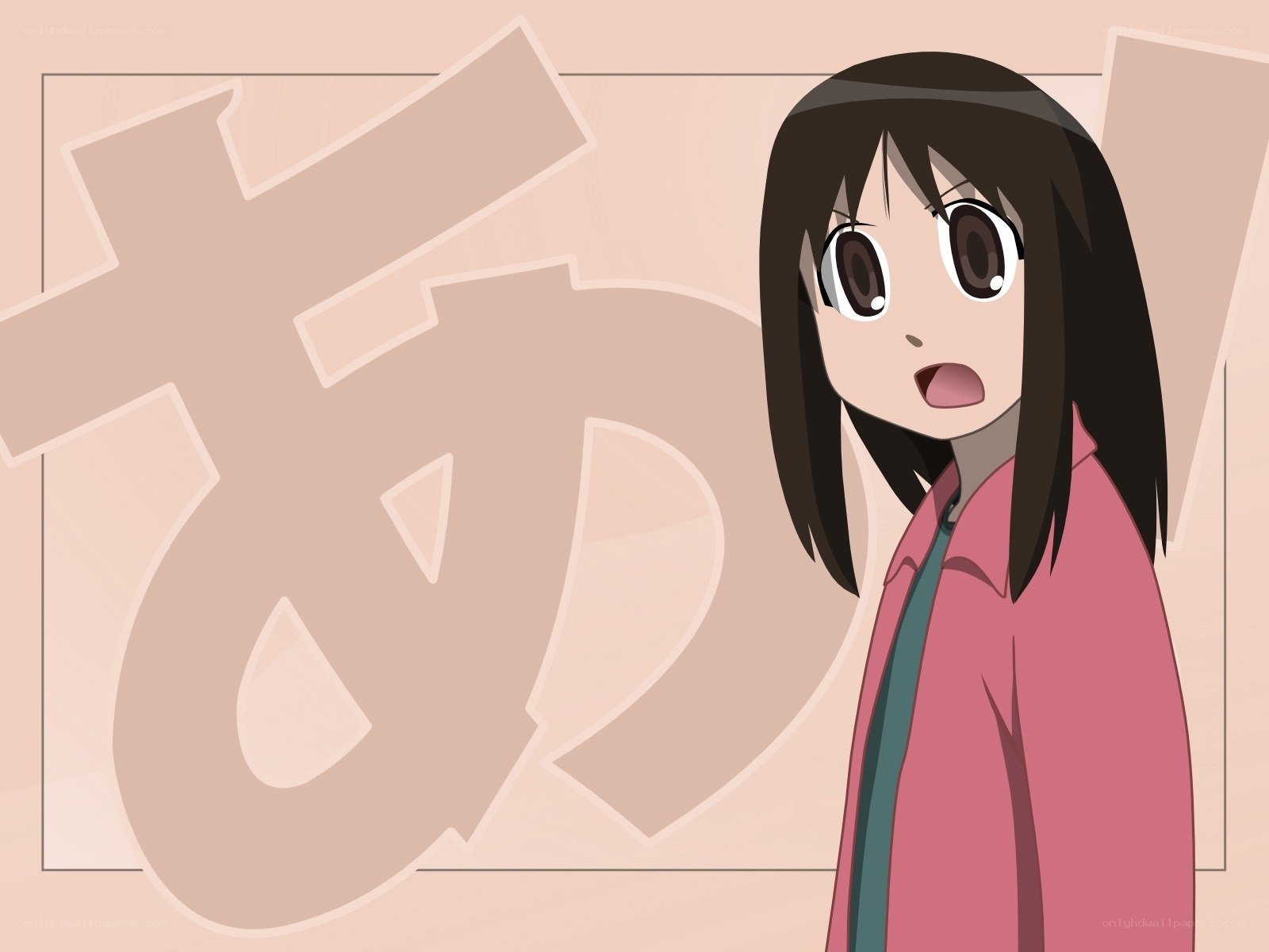 anime girl with surprised expression