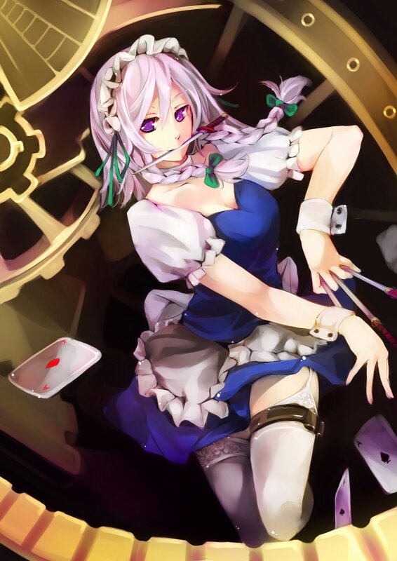 anime girl with sword