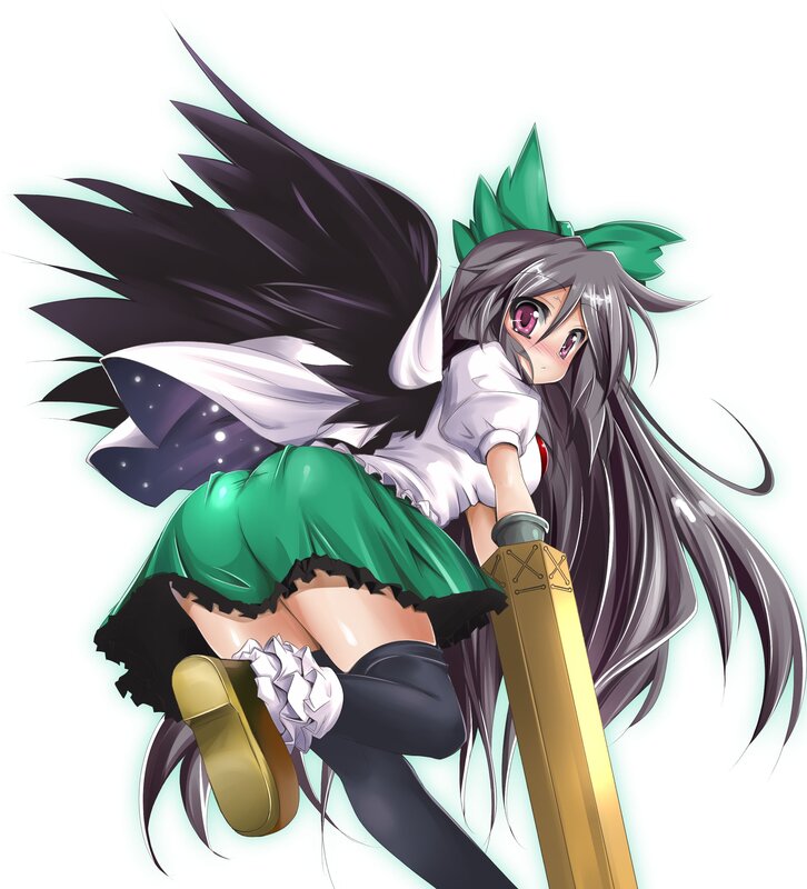 anime girl with sword