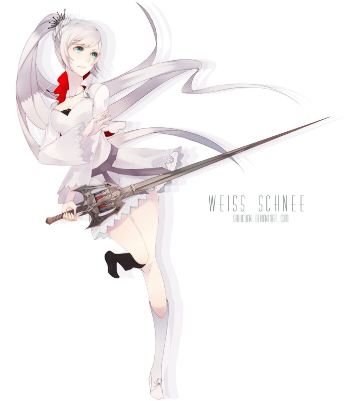 anime girl with sword