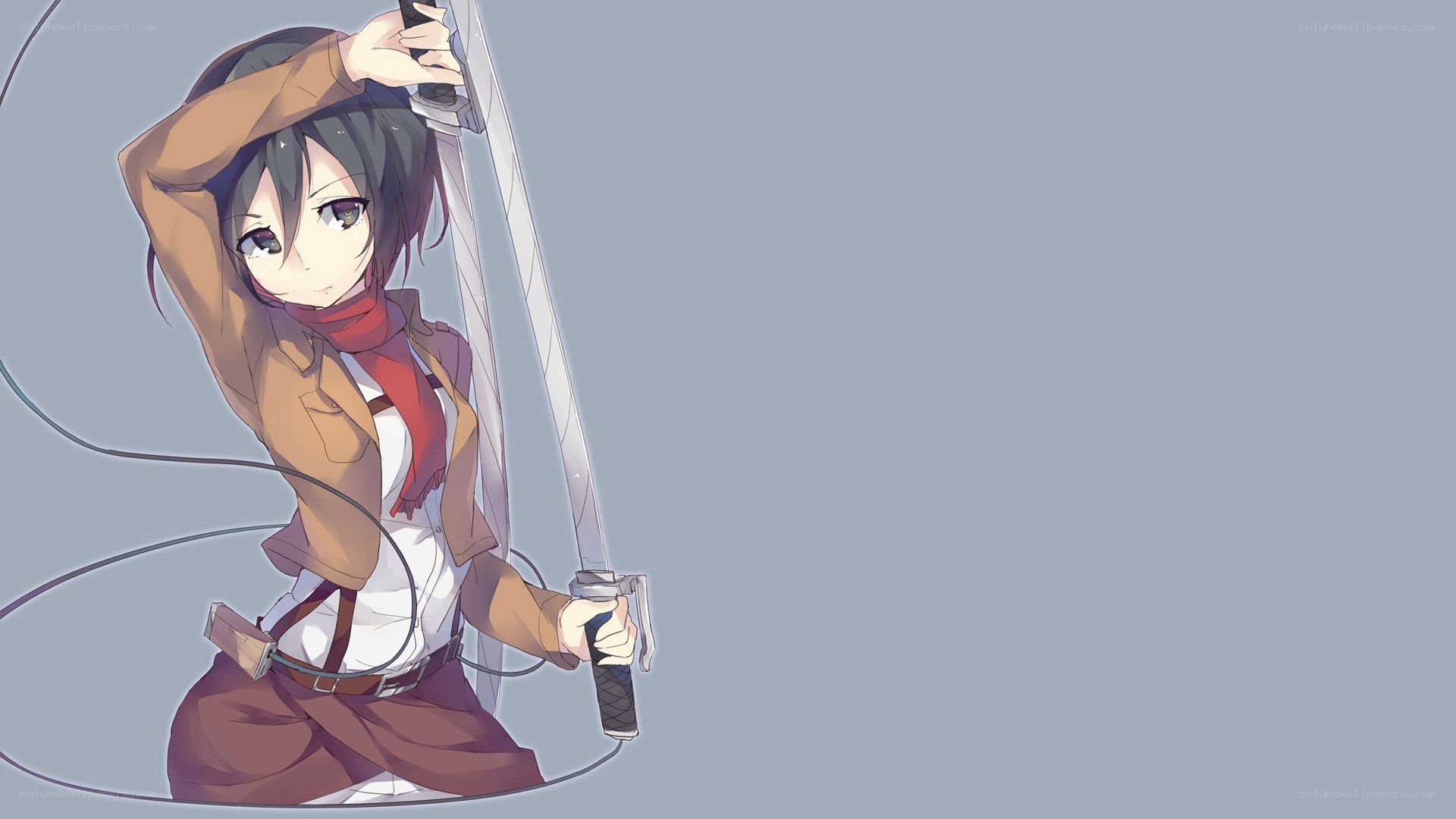 anime girl with sword
