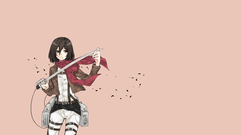 anime girl with sword