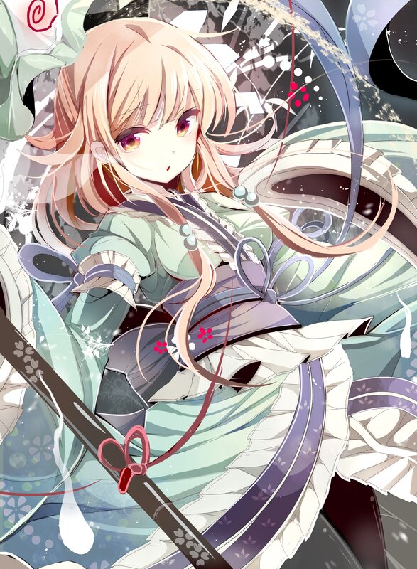 anime girl with sword