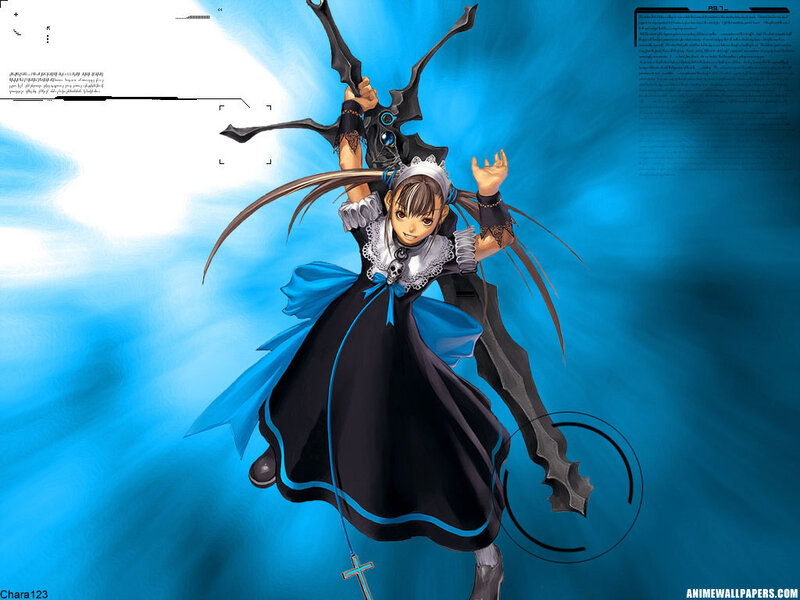 anime girl with sword