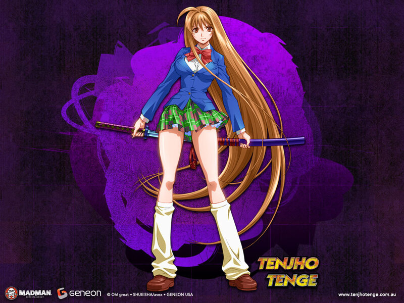 Anime girl with sword