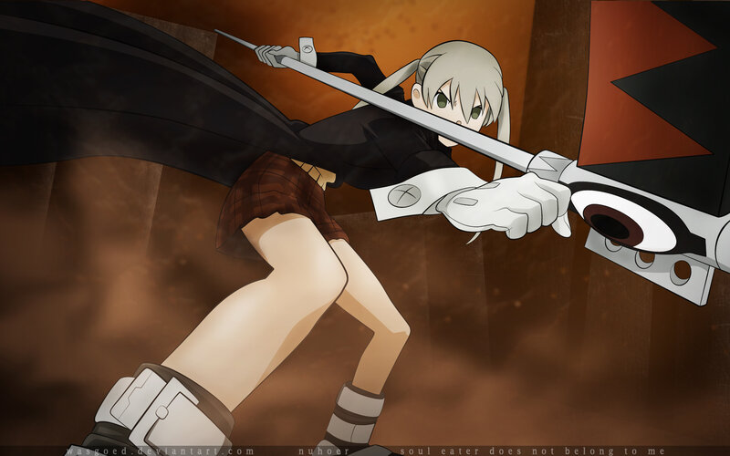 anime girl with sword