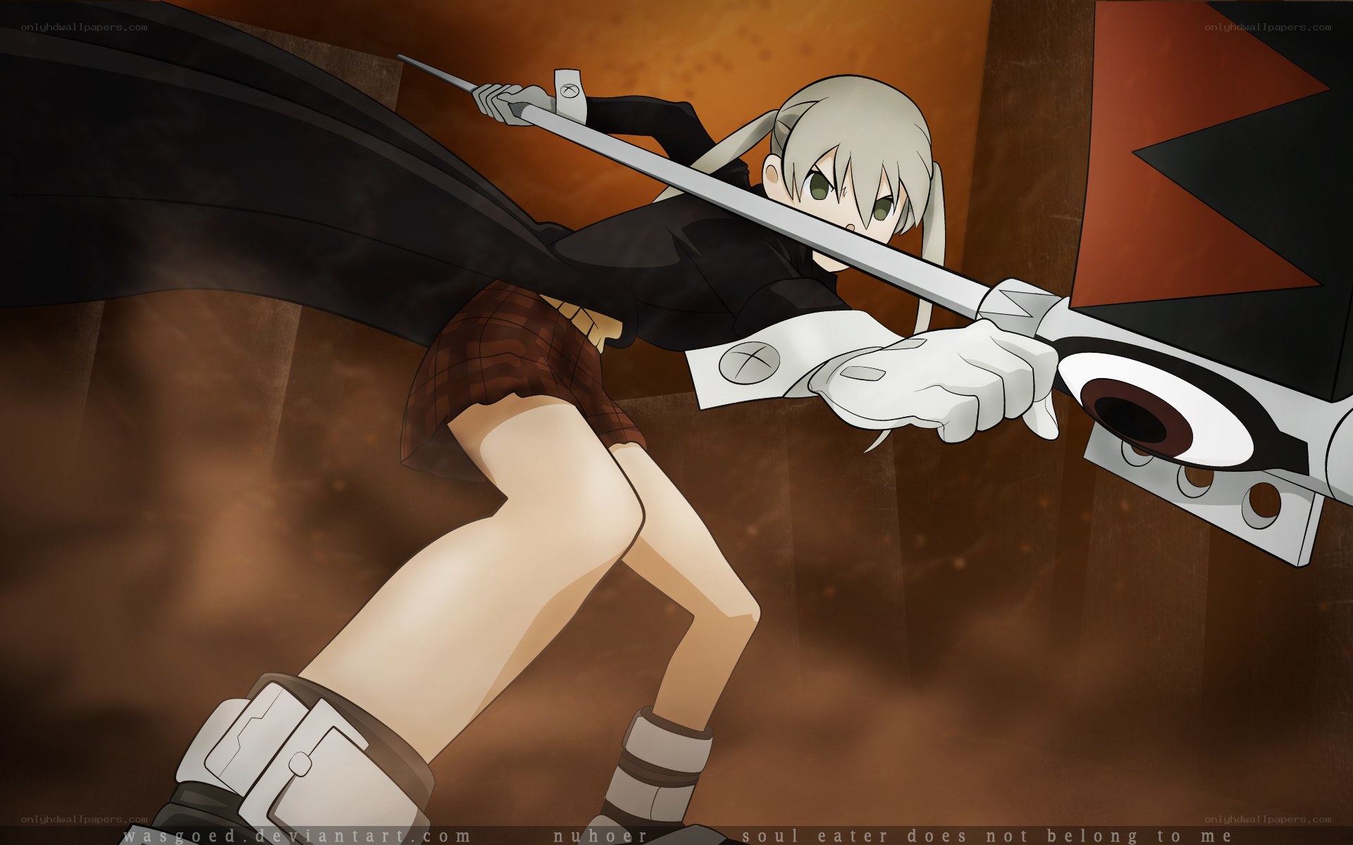 anime girl with sword
