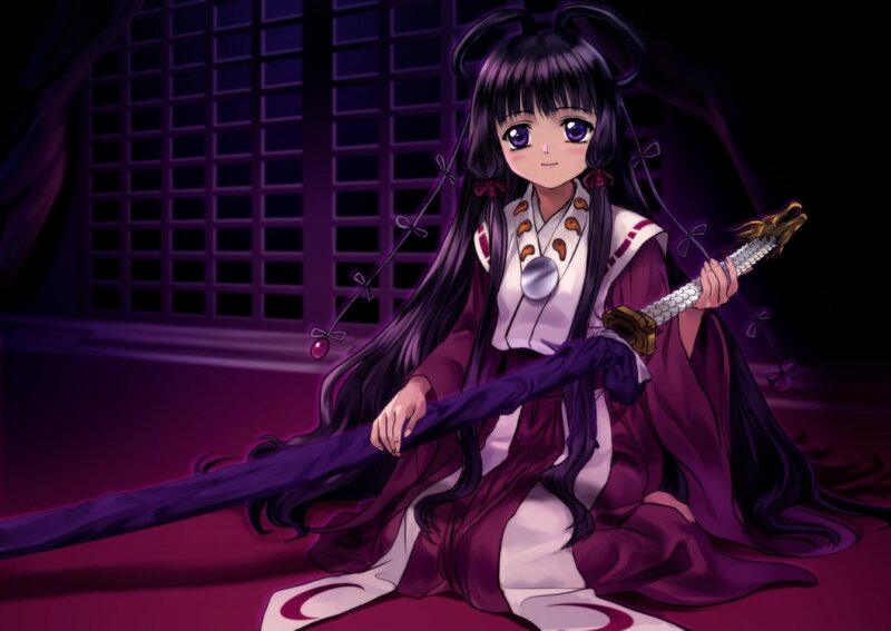 anime girl with sword