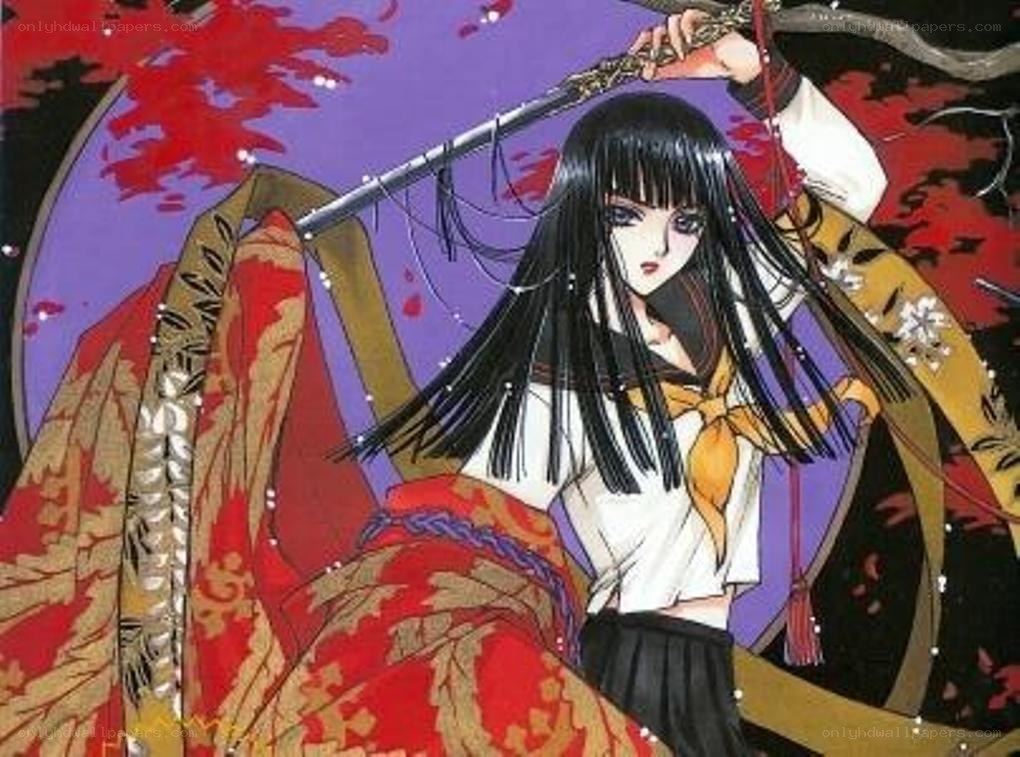 anime girl with sword
