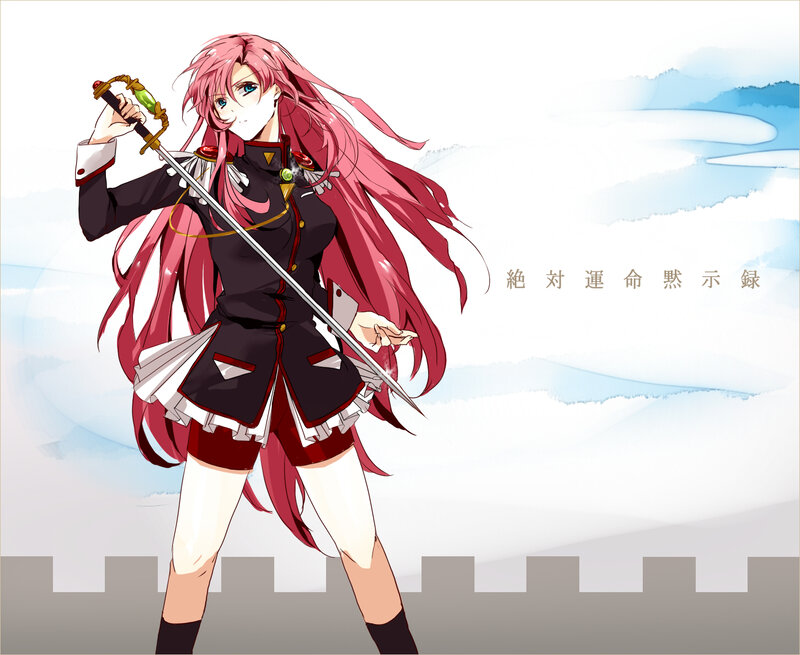 Anime girl with sword