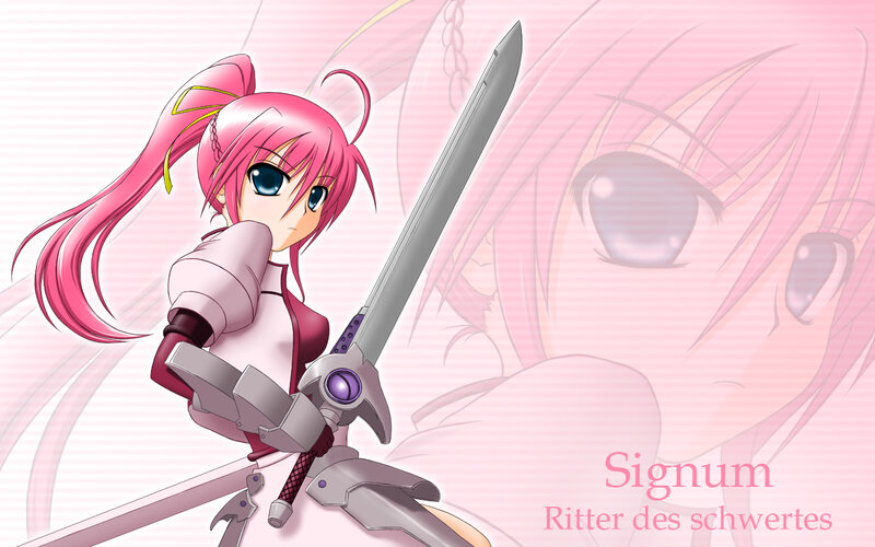 anime girl with sword
