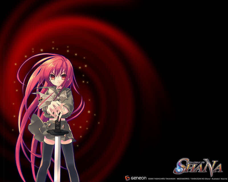 Anime girl with sword