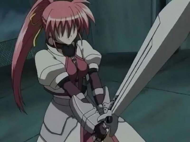 anime girl with sword