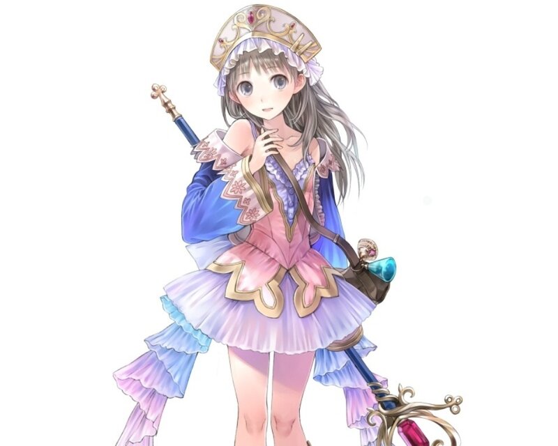 anime girl with sword