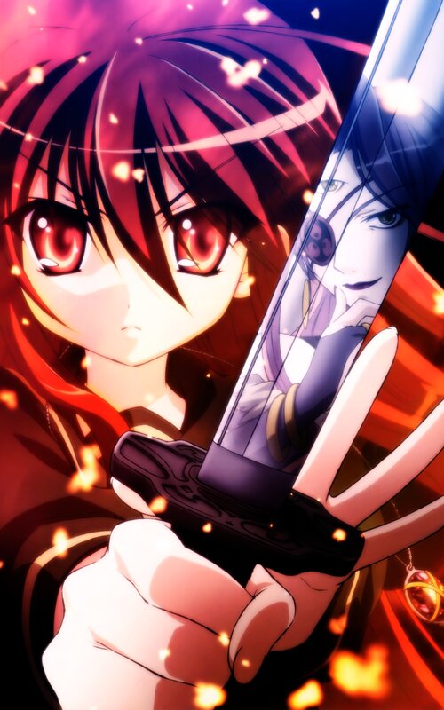 anime girl with sword