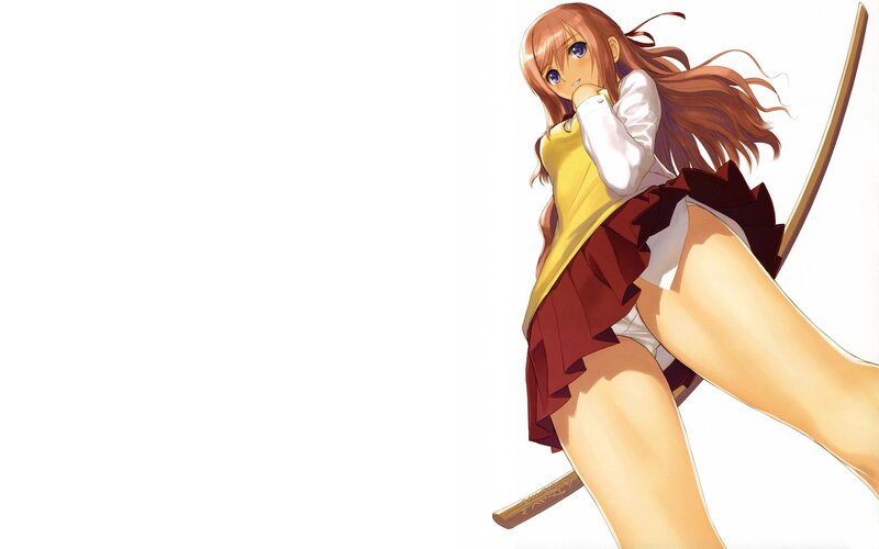 anime girl with sword
