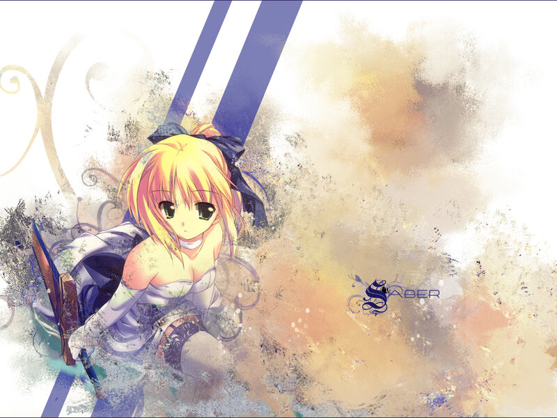 anime girl with sword