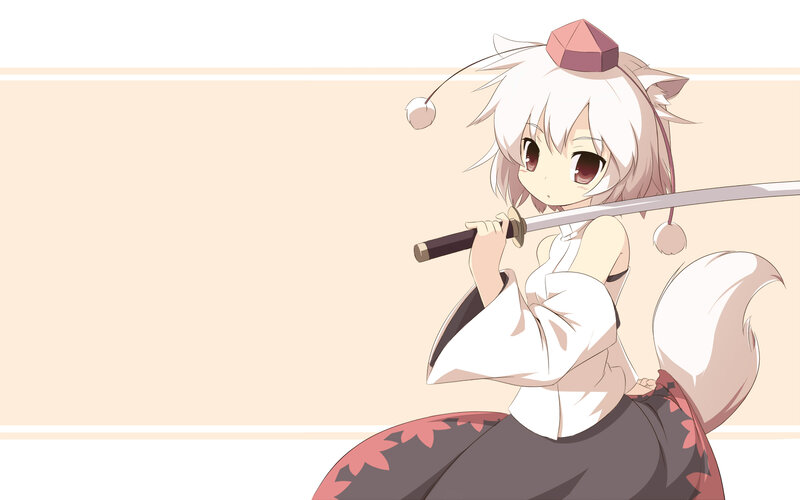 anime girl with sword