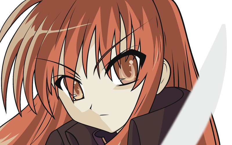 anime girl with sword