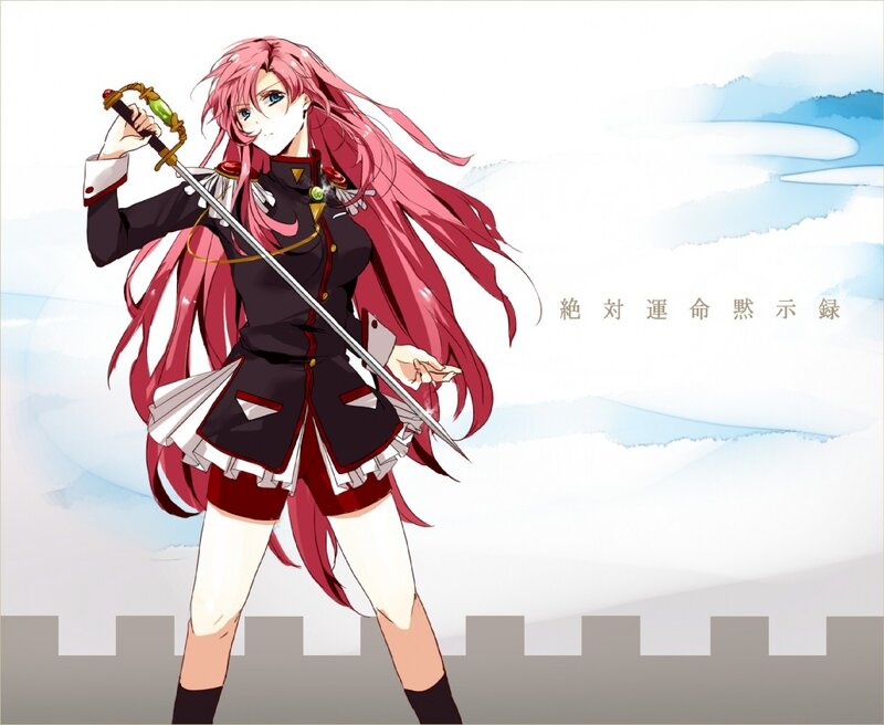 anime girl with sword