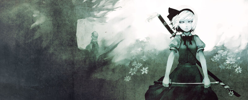 anime girl with sword