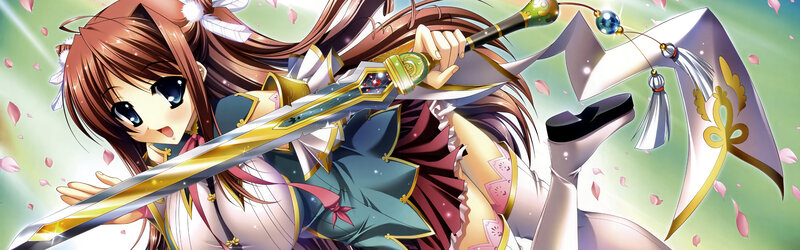 anime girl with sword