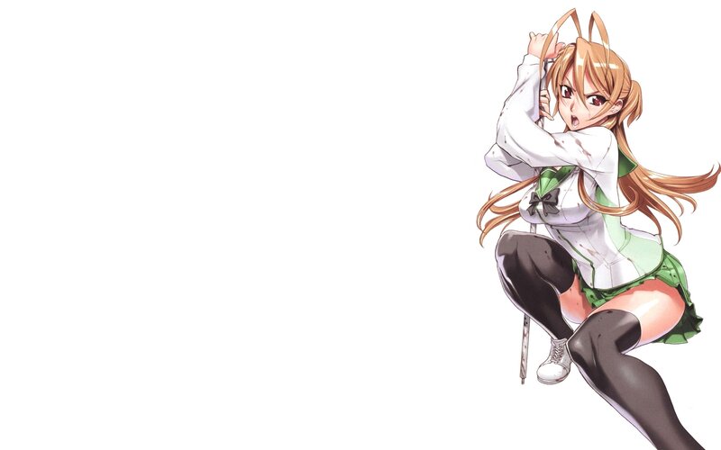 anime girl with sword
