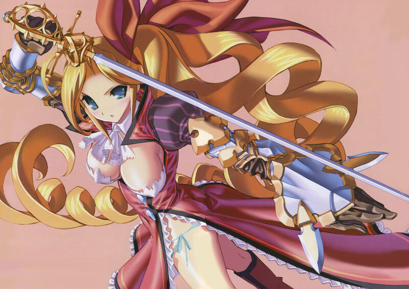 anime girl with sword