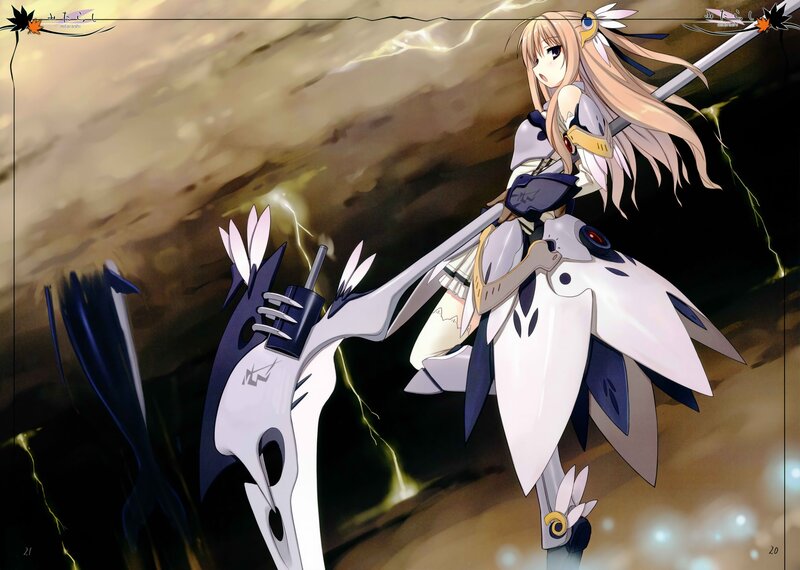 anime girl with sword