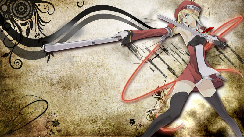 anime girl with sword