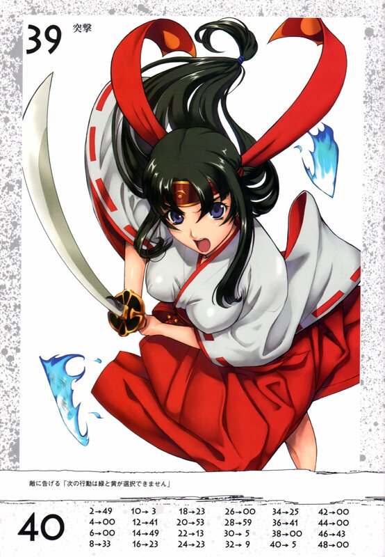 Anime girl with sword