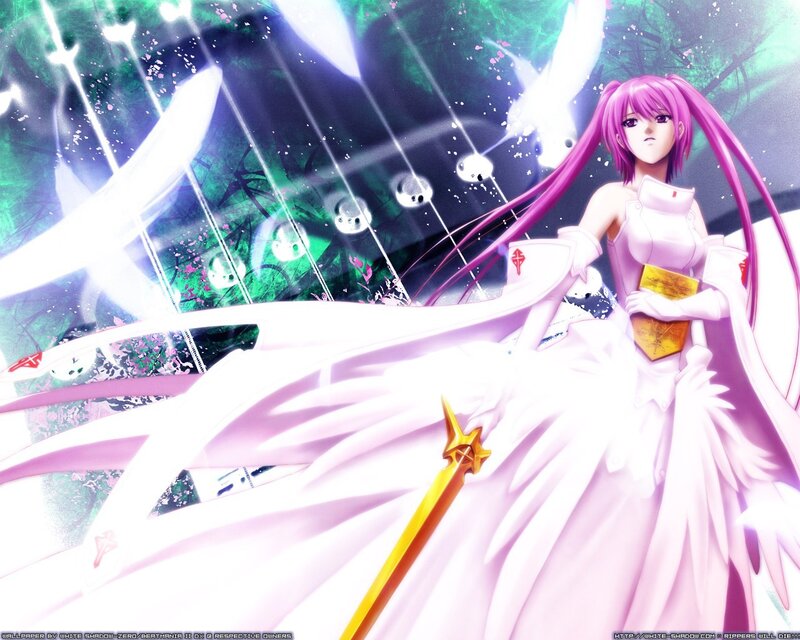 anime girl with sword