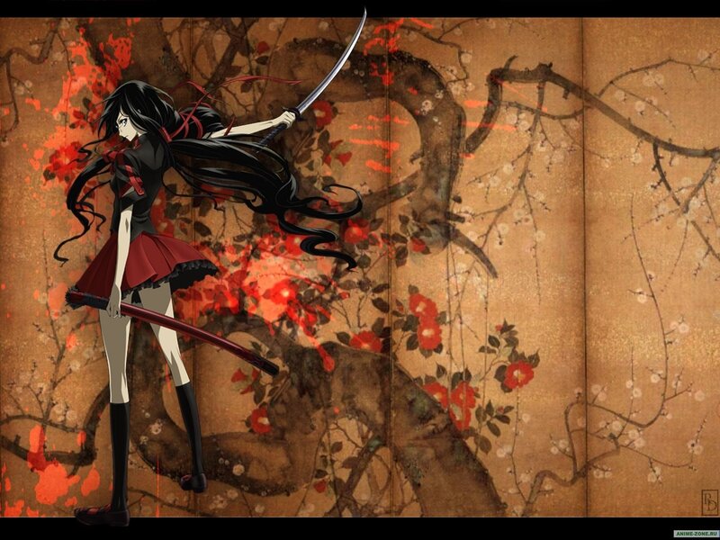 anime girl with sword