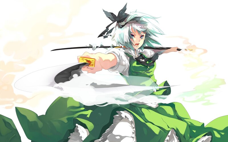 anime girl with sword