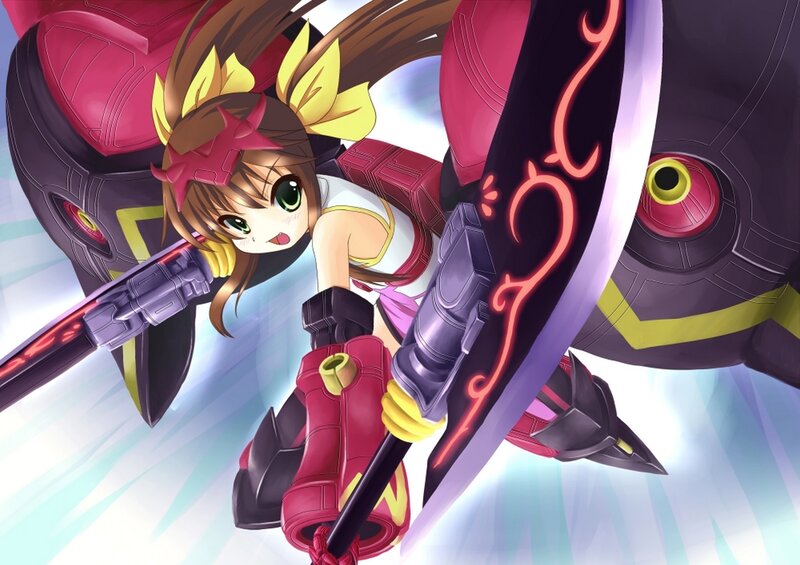 anime girl with sword