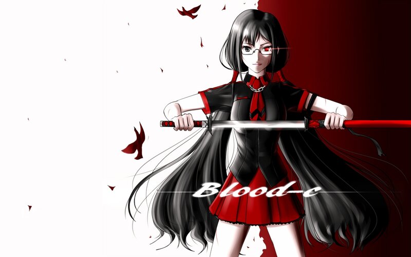 anime girl with sword